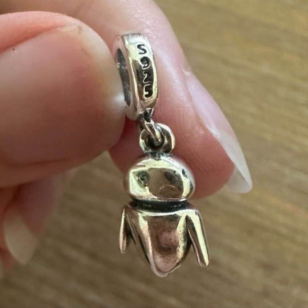2 NWOT Wall-E & Eva Pixar x Pandora FIT Silver Charms - Picture 12 of 12